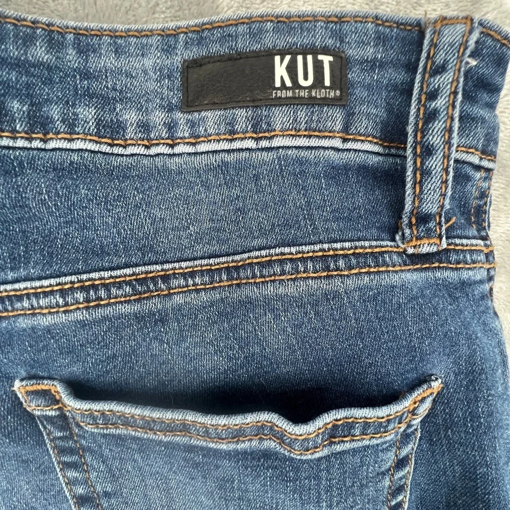 Kut From The Kloth Meghan High Rise Ankle Straight Leg Blue Jeans Size 4